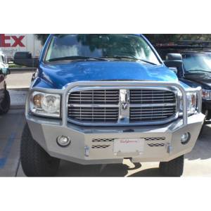 Aluminess - Aluminess 210046 Front Bumper with Brush Guard for Dodge Ram 2500/3500 2006-2009 - Image 6