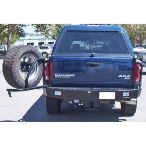 Aluminess - Aluminess 210047 Rear Bumper with Brush Guard and Swing Arm for Dodge Ram 2500/3500 2003-2005 - Image 2