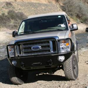 Aluminess - Aluminess 210048 Front Bumper with Brush Guard for Ford Econoline Van 2008-2014 - Image 8