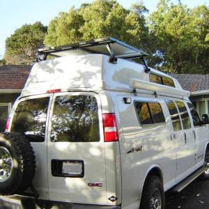 Aluminess - Aluminess 210057 Tire Rack for Chevy Express/GMC Savana Van 2003-2020 - Image 3