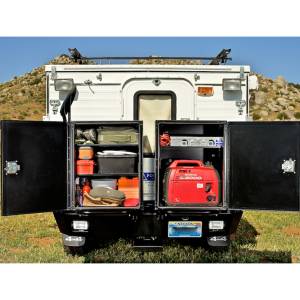 Aluminess - Aluminess 210058 Rear Bumper with Brush Guard and Swing Arm (No Hitch) for Toyota Tacoma 2005-2015 - Image 2