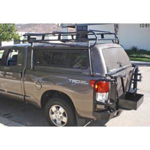 Aluminess - Aluminess 210081 Rear Bumper with Brush Guard and Swing Arm for Toyota Tundra 2007-2013 - Image 2