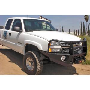 Aluminess - Aluminess 210089 Front Bumper with Brush Guard for Chevy Silverado 2500/3500 2003-2007 - Image 5
