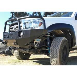 Aluminess - Aluminess 210099 Front Bumper with Brush Guard for Toyota Tacoma 2005-2011 - Image 3