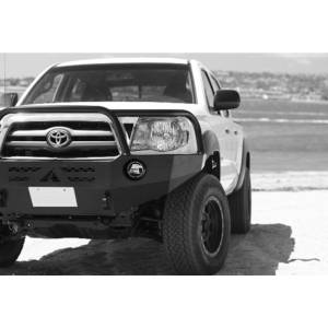 Aluminess - Aluminess 210099 Front Bumper with Brush Guard for Toyota Tacoma 2005-2011 - Image 6