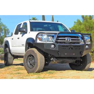 Aluminess - Aluminess 210099 Front Bumper with Brush Guard for Toyota Tacoma 2005-2011 - Image 7