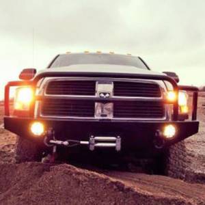 Aluminess - Aluminess 210156 Front Bumper with Brush Guard for Dodge Power Wagon 2010-2018 - Image 5