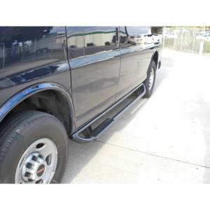 Aluminess - Aluminess 210161 133" Wheel Base Nerf Bars for Chevy Express Van 2003-2020 - Image 2