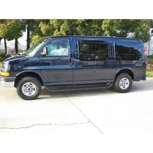 Aluminess - Aluminess 210161 133" Wheel Base Nerf Bars for Chevy Express Van 2003-2020 - Image 5