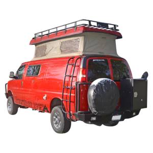 Aluminess 210163 Driver Side Ladder for Chevy Express Van 2003-2020