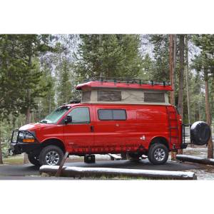 Aluminess - Aluminess 210163 Driver Side Ladder for Chevy Express Van 2003-2020 - Image 2