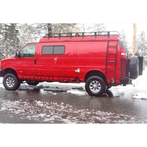 Aluminess - Aluminess 210163 Driver Side Ladder for Chevy Express Van 2003-2020 - Image 3