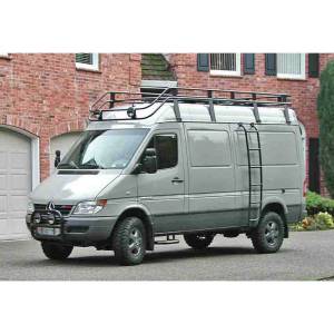 Aluminess - Aluminess 210171 Driver Side Ladder for Mercedes Sprinter 2003-2006 - Image 3