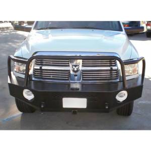 Aluminess - Aluminess 210173 Front Bumper with Brush Guard for Dodge Ram 2500/3500 2010-2018 - Image 3