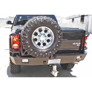 Aluminess - Aluminess 210175 Rear Bumper with Brush Guard and Swing Arm for Dodge Ram 2500/3500 2010-2019 - Image 4