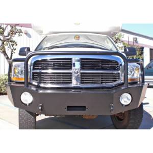 Aluminess - Aluminess 210184 Slimline Front Bumper with Brush Guard for Dodge Ram 2500/3500 2006-2009 - Image 2