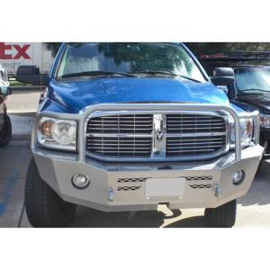Aluminess - Aluminess 210184 Slimline Front Bumper with Brush Guard for Dodge Ram 2500/3500 2006-2009 - Image 4