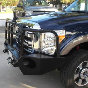 Aluminess - Aluminess 210188 Front Bumper with Brush Guard 2500/3500 for Ford F250/F350 2011-2016 - Image 5