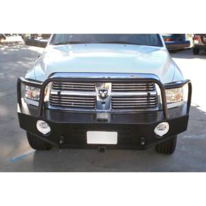 Aluminess - Aluminess 210225 Front Bumper with Brush Guard for Dodge Ram 2500/3500 2010-2018 - Image 3