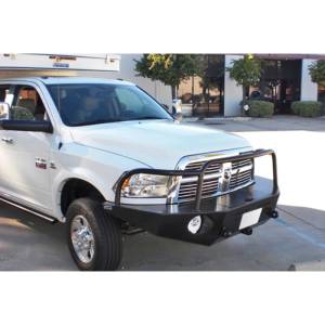 Aluminess - Aluminess 210225 Front Bumper with Brush Guard for Dodge Ram 2500/3500 2010-2018 - Image 4