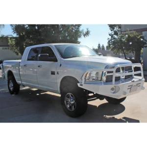 Aluminess - Aluminess 210225 Front Bumper with Brush Guard for Dodge Ram 2500/3500 2010-2018 - Image 5
