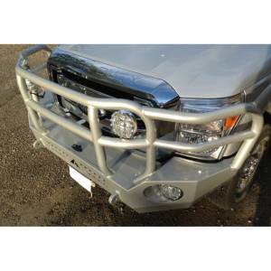 Aluminess - Aluminess 210238 Front Bumper with Brush Guard for Ford F250/F350 2011-2016 - Image 4