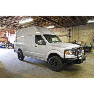 Aluminess - Aluminess 210244 Front Bumper with Brush Guard for Nissan NV 2011-2018 - Image 4