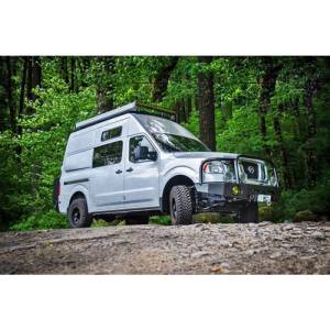 Aluminess - Aluminess 210244 Front Bumper with Brush Guard for Nissan NV 2011-2018 - Image 5