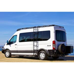 Aluminess - Aluminess 210275 Driver Side Mid Roof Ladder For Ford Transit Van 2015-2019 - Image 3