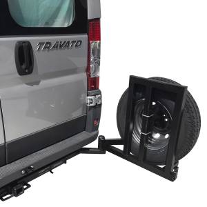 Aluminess 210280 Driver Side Tire Rack for Dodge Promaster 2014-2017