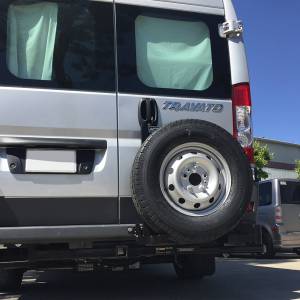Aluminess - Aluminess 210280 Driver Side Tire Rack for Dodge Promaster 2014-2017 - Image 3
