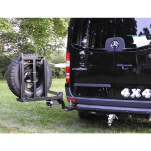 Aluminess - Aluminess 210294 Single Rear Wheel Tire Carrier for Mercedes Sprinter 2007-2018 - Image 3
