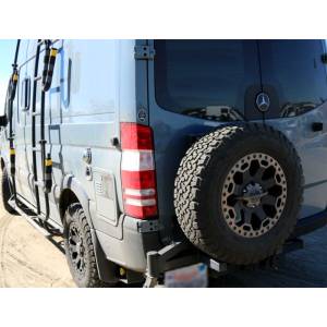 Aluminess - Aluminess 210294 Single Rear Wheel Tire Carrier for Mercedes Sprinter 2007-2018 - Image 5