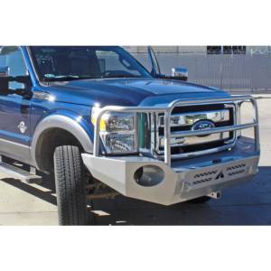 Aluminess 210301 Slimline Front Bumper with Bull Bar for Ford F250/F350 2011-2016