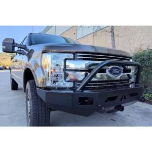 Aluminess - Aluminess 210303 Slimline Front Bumper with Pre-Runner Bar for Ford F250/F350/F450/F550 2017-2021 - Image 3