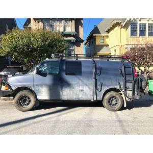 Aluminess - Aluminess 210306 Mid Mount Surf Pole for Chevy Express Van/GMC Savannah 1996-2020 - Image 2