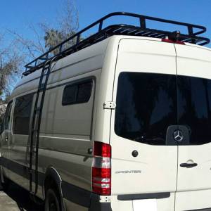 Aluminess - Aluminess 210430 Extended Body High Roof Rack for Mercedes Sprinter Van 2003-2017 - Image 3