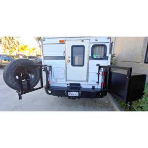 Aluminess - Aluminess 210502 Rear Bumper with Swing Arm for Ford F250/F350 2017-2020 - Image 3