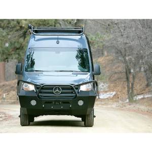 Aluminess - Aluminess 210505 Winch Front Bumper with Brush Guard for Mercedes Sprinter 2019-2020 - Image 2