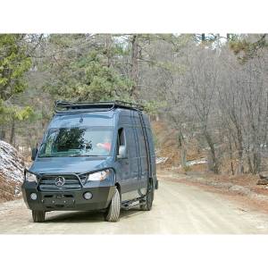 Aluminess - Aluminess 210505 Winch Front Bumper with Brush Guard for Mercedes Sprinter 2019-2020 - Image 3