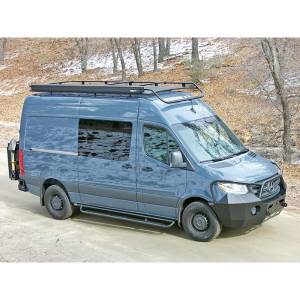 Aluminess - Aluminess 210505 Winch Front Bumper with Brush Guard for Mercedes Sprinter 2019-2020 - Image 4