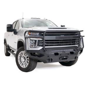 Fab Fours - Fab Fours CH20-X4950-1 Matrix Front Bumper with Full Grill Guard for Chevy Silverado 2500HD/3500 HD 2020-2021 - Image 3