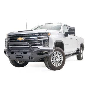 Fab Fours - Fab Fours CH20-X4952-1 Matrix Front Bumper with Pre-Runner Guard for Chevy Silverado 2500 HD/3500 HD 2020-2021 - Image 3