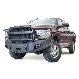 Fab Fours - Fab Fours DR19-A4450-1 Premium Front Bumper with Full Grill Guard for Dodge Ram 2500/3500 2019-2021 - Image 2