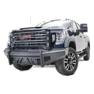 Fab Fours - Fab Fours GM20-Q5061-1 Black Steel Elite Front Bumper with No Guard for GMC Sierra 2500/3500 2020-2021 - Image 2