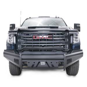 Fab Fours - Fab Fours GM20-Q5061-1 Black Steel Elite Front Bumper with No Guard for GMC Sierra 2500/3500 2020-2021 - Image 3