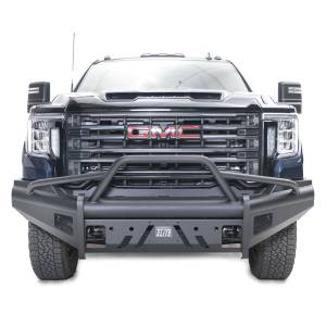 Fab Fours - Fab Fours GM20-Q5062-1 Black Steel Elite Front Bumper with Pre-Runner Guard for GMC Sierra 2500/3500 2020-2021 - Image 3