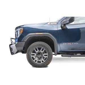 Fab Fours - Fab Fours GM20-Q5062-1 Black Steel Elite Front Bumper with Pre-Runner Guard for GMC Sierra 2500/3500 2020-2021 - Image 4