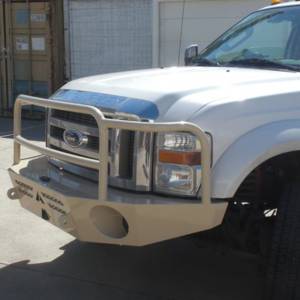 Aluminess - Aluminess 210041.1 Front Bumper with Brush Guard for Ford F250/F350 2008-2010 - Image 2