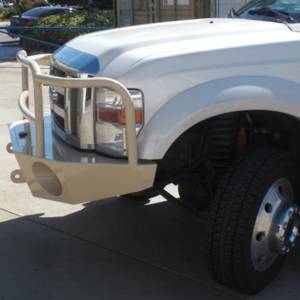 Aluminess - Aluminess 210041.1 Front Bumper with Brush Guard for Ford F250/F350 2008-2010 - Image 3